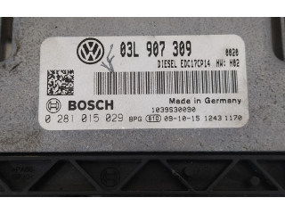 Řídící jednotka 03L907309, 0281015029   Volkswagen Passat Alltrack 2009
