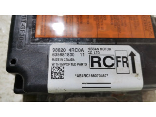 Блок подушек безопасности 988204RC0A, 635681800   Nissan Maxima A35