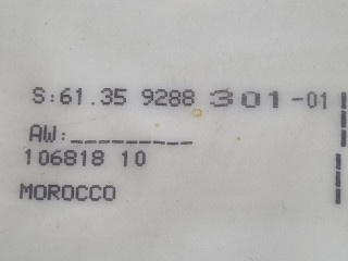 Řídící jednotka 9288301, 61359288301   BMW 1 F20 F21 2012
