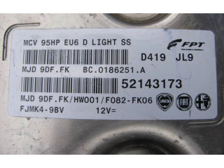 Блок управления двигателем Блок управления 52143173, MJD9DF.FK   Fiat Fiorino