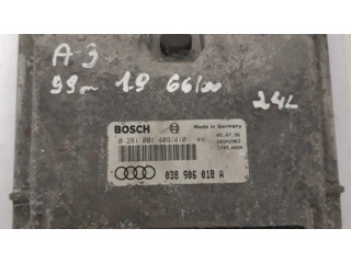Блок управления двигателя 038906018A, 0281001409410   Audi A3 S3 8L