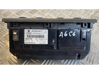 Блок управления климат-контролем 4F2820043F, 4F0910043   Audi A6 S6 C6 4F