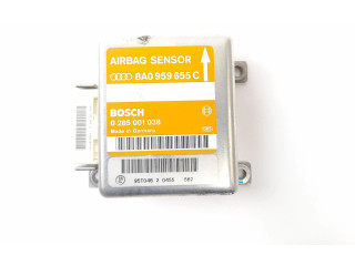 Блок подушек безопасности 8A0959655C, 0285001038   Audi A6 S6 C4 4A