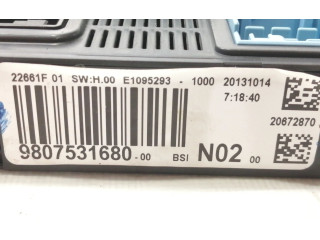 Zpětné zrcátko  Peugeot 2008 I 2013  9807531680  