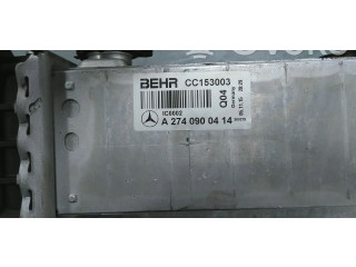Радиатор интеркулера A2740900414   Mercedes-Benz C W205