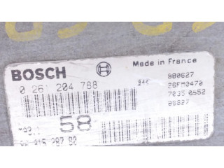 Блок управления двигателя 9631528780, 0261204788   Citroen Saxo