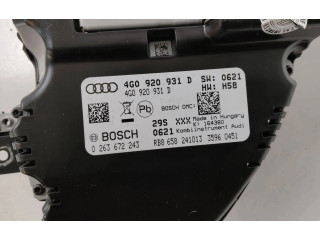 Панель приборов 4G0920931D, 0263672243   Audi A6 S6 C7 4G       