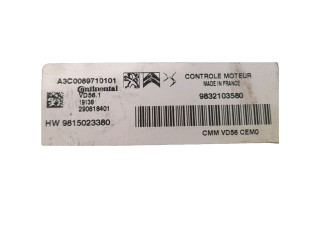 Řídící jednotka 9815023380   Peugeot 2008 I 2019