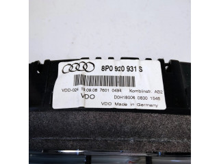 Панель приборов 8P0920931S   Audi A3 S3 8P       