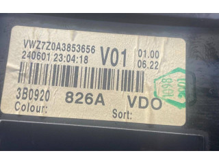 Přístrojová deska  Volkswagen PASSAT B5.5 2003 3B0920826A, VWZ7Z0A3853656  