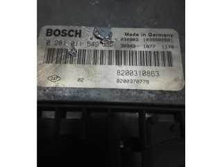 Блок управления 0281011549, 8200310863   Renault Megane II