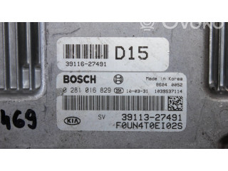Блок управления двигателя 39113-27491, 39116-27491   KIA Carens II