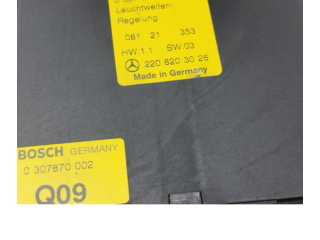 Pojistková skříňka Модуль фонарей 2208203026, 0307870002   Mercedes-Benz S W220 2000