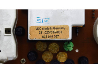 Přístrojová deska  Audi 80 90 B3 1990 893919033a, 893919067  