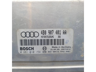 Блок управления двигателя 4B0907401AA, 0281010154   Audi A6 S6 C5 4B