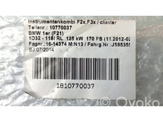 Přístrojová deska  BMW 1 F20 F21 2014 023920, 9365971  