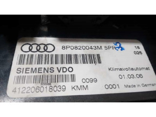 Блок управления климат-контролем 8P0820043M   Audi A3 S3 8P