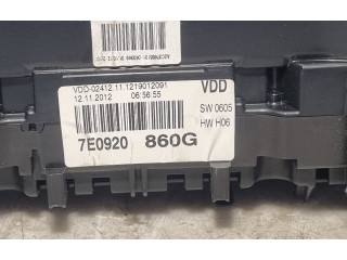 Přístrojová deska  Volkswagen Transporter - Caravelle T5 2012 7E0920860G, A2C34796000  