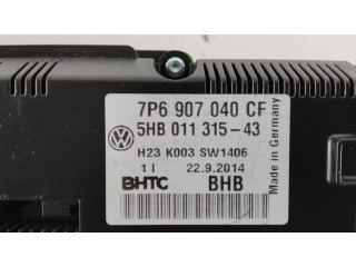 Блок управления климат-контролем 7P6907040CF, 5HB01131543   Volkswagen Touareg II