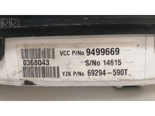 Přístrojová deska  Volvo S80 2001 9499669, 9459821  