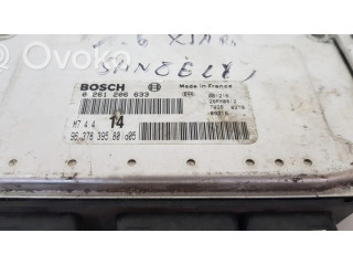 Блок управления двигателя 0261206633, 9637839580   Citroen Xantia