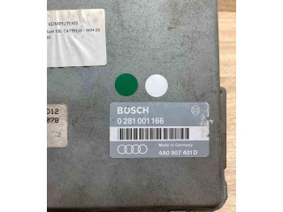 Řídící jednotka 4A0907401D, 0281001166   Audi 100 S4 C4 1990