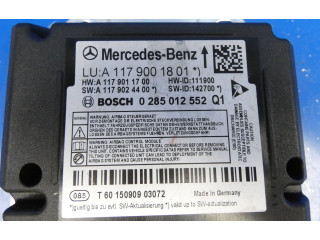 Блок подушек безопасности A1179001801, A1179024400   Mercedes-Benz CLA C117 X117 W117
