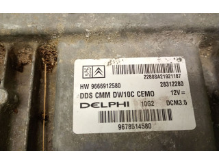 Řídící jednotka 9666912580, 28312280DELPHI   Fiat Scudo 2012