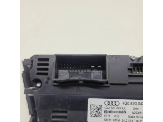 Блок управления климат-контролем 4G0820043AK   Audi A6 S6 C7 4G