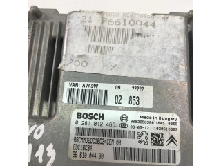 Řídící jednotka 9661004480, 0281012465   Peugeot 207 CC 2007