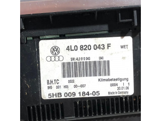 Блок управления климат-контролем 4L0820043F, 5HB00918405   Audi Q7 4L