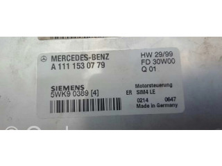 Блок управления двигателя 1111530779, 5WK90389   Mercedes-Benz CLK A208 C208