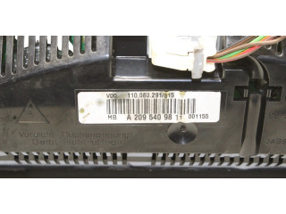 Панель приборов A2095409811   Mercedes-Benz CLK A209 C209       