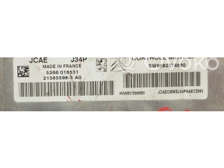 Řídící jednotka HW9651696680, HW9651696680   Citroen C3 Pluriel 2006
