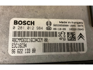 Řídící jednotka 9662213380, 9653958980   Peugeot 407 2006