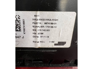 Блок управления климат-контролем 9874189, 113142001   BMW X1 F48 F49