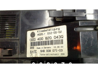 Блок управления климат-контролем 4D0820043Q   Audi A8 S8 D2 4D