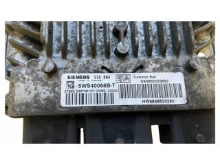 Блок управления двигателя 5WS40068BT, 9650529880   Citroen C3