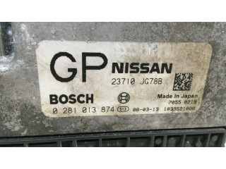 Блок управления двигателем Блок управления 23710JG78B, 0281013874   Nissan X-Trail T31
