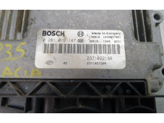 Řídící jednotka 0281019147, 237102213R   Dacia Lodgy 2014