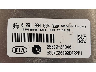 Блок управления 296102FDX0, 1039T18996   KIA Stinger