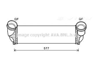 Интеркулер  17517809321   BMW X6 E71 