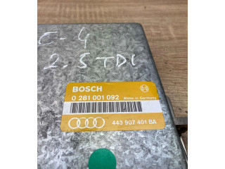 Блок управления двигателем Блок управления 443907401BA, 0281001092   Audi 100 S4 C4