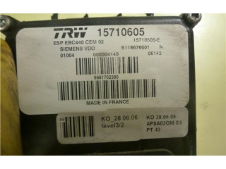 Jednotka ABS 15710605, 9661702380   Peugeot 207 CC 2006