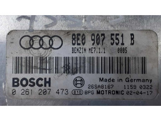 Блок управления двигателем Блок управления 8E0907551B, 0261207473   Audi A4 Allroad