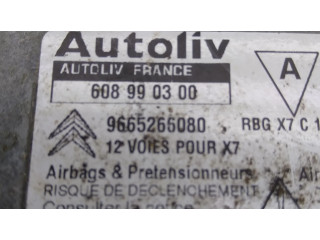 Блок подушек безопасности 9665266080, 608990300   Citroen C5