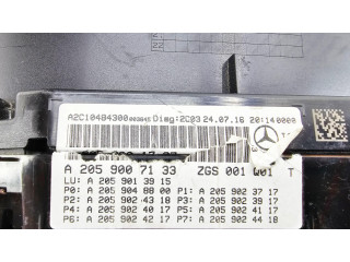 Přístrojová deska  Mercedes-Benz C W205 2017 A2059007133  