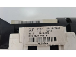 Блок управления климат-контролем 6Y0820045B   Skoda Fabia Mk1 (6Y)