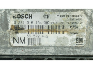 Блок управления двигателя 55572462, 0281016154   Saab 9-3 Ver2