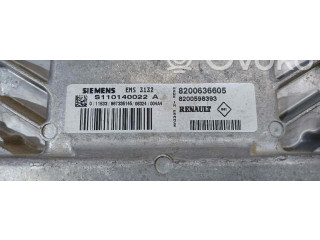 Блок управления двигателя 8200636605   Dacia Logan I